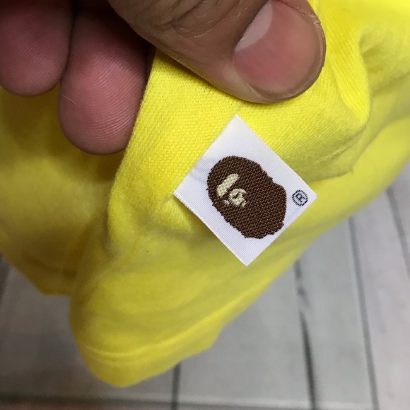 Bape Yellow Tank Top - Picture 6 of 8